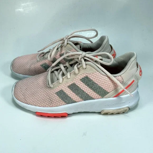 adidas | Shoes | Adidas Kids Girls Lite Racer Sneaker Shoes Size 4 Pink  Cloudfoam Soiled Casual | Poshmark